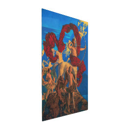 ジェイソンとその先生 |マックスフィールドパリシュ | メタルプリント