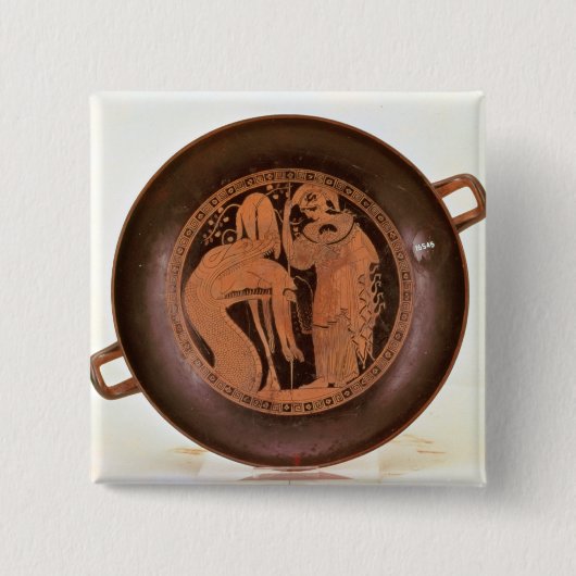 ジェイソンは逆流します 缶バッジ (正面)