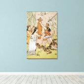 ジェイソンシーズザゴールデンフリース キャンバスプリント (インサイチュ (ウッドフロア))