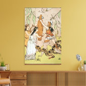 ジェイソンシーズザゴールデンフリース キャンバスプリント (インサイチュ (リビング))