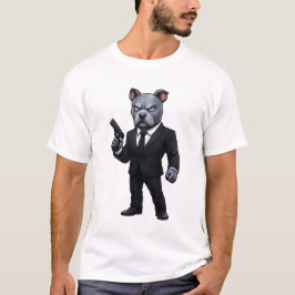 ジェイソン・ステイサム 英国ブルドッグ アクションヒーローTシャツ Tシャツ