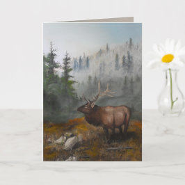 「ジェイソン・ストリートによるエルクアート」 5" x 7" カード