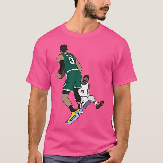 ジェイソン・タタムがポール・ジョージを越える Tシャツ (正面)