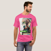 ジェイソン・タタム0アートバスケットボール Tシャツ (正面フル)