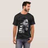 ジェイソン・テイタム - 黒 白 Tシャツ (正面フル)