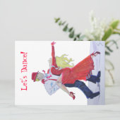 ジェイソン・ドノバン クリスチーナ・リハノフ フォックストロット カートゥーン 招待状 (スタンド正面)