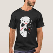 ジェイソン・ホッケーマスクハロウィンシャツ金曜日13th T-Sh Tシャツ (正面)