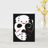 ジェイソン・ホッケーマスクハロウィーン金曜日13日 カード (黄色い花)