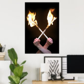 ジェイソン。L火炎ポスター2 ポスター (ホームオフィス)