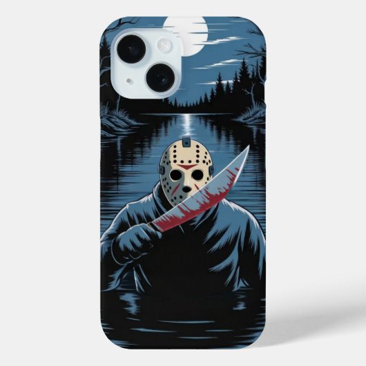 ジェイソンVoorheesキャンプクリスタルレイクiPhone /iPadケース Case-Mate iPhoneケース (裏面)