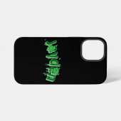 ジェイデン 名前 緑 iPhoneケース (裏面横)