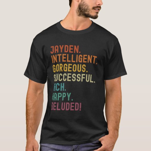 ジェイデンDehoured皮肉なおもしろいジェイデン Tシャツ (正面)