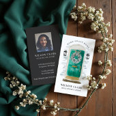 ジェイドウォーターカラーフロントドアリース実在エテート 名刺