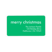 ジェイドグリーンクリスマス |アド鮮やかレミニマルス ラベル (正面)