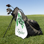 ジェイドグリーンシータートモザイク ゴルフタオル (グリーン)