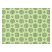 ジェイドグリーン中国の寿長寿キャラクター テーブルクロス (正面(横))