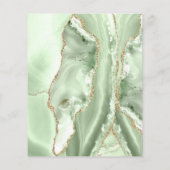 ジェイドグリーン瑪瑙フライヤー チラシ (裏面)