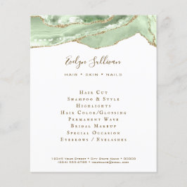 ジェイドグリーン瑪瑙フライヤー チラシ