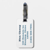 ジェイドジャーニー ラゲッジタグ (裏面縦)