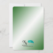 ジェイドスワン 35周年結婚記念日招待状 招待状 (裏面)