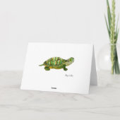 ジェイドタートル誕生日カード カード (裏面)