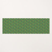 ジェイドツリー葉オングリーン ヨガマット (正面(横))