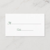 ジェイドフローリッシュ特別な機会プレイスカード プレイスカード (裏面)