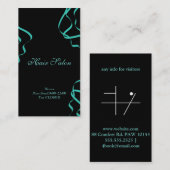 ジェイドヘアサロン 名刺 (正面/裏面)