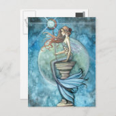 ジェイドムーンマーメイドポストカード ポストカード (正面/裏面)