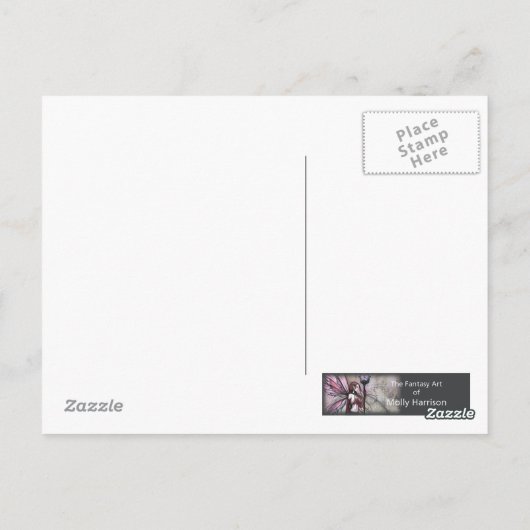 ジェイドムーンマーメイドポストカード ポストカード (裏面)