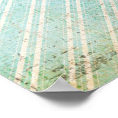 ジェイド・キリン&フクロウのアートポスター ポスター (角)