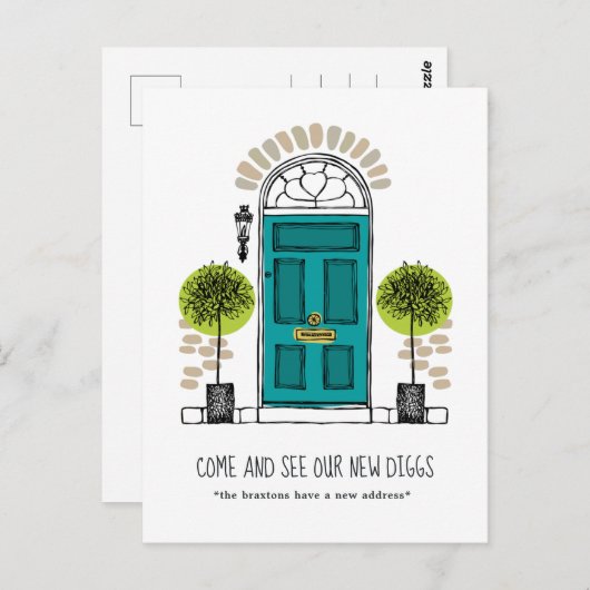 ジェイド・ドア・ムービング・アナウンス ポストカード (正面/裏面)