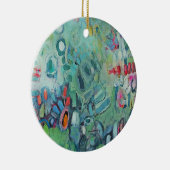 ジェイヌバラアートオーナメント「万華鏡のように千変万化するパターン」 セラミックオーナメント (右)