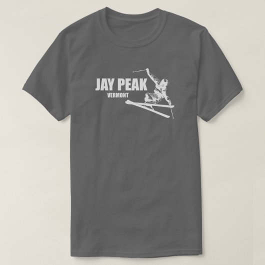 ジェイピークバーモントスキーヤー Tシャツ (デザイン正面)