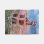 ジェイミー甘い女の子の友人フリースブランケット フリースブランケット (正面(横))