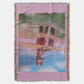 ジェイミー甘い女の子、友人の馬 スローブランケット (正面縦)