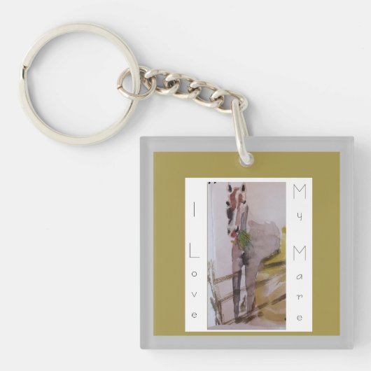 ジェイミー&ペネロペのロバ、私は私の馬が大好き キーホルダー (正面)