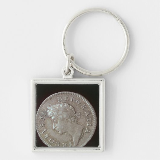 ジェイムズ二世の硬貨 キーホルダー (正面)