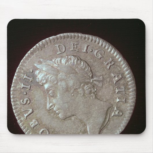 ジェイムズ二世の硬貨 マウスパッド (正面)
