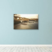 ジェイムズ川を渡る列車 キャンバスプリント (インサイチュ (ウッドフロア))