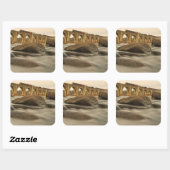 ジェイムズ川を渡る列車 スクエアシール (シート)