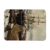 ジェイムズ・ウィスラー – ザ・テムズ・イン・アイス マグネット (横)