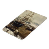 ジェイムズ・ウィスラー – ザ・テムズ・イン・アイス マグネット (左側)