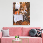 ジェイムズ・ティスソによる昼食会 キャンバスプリント (インサイチュ (リビング))