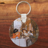 ジェイムズ・ティスソによる昼食会 キーホルダー (正面)