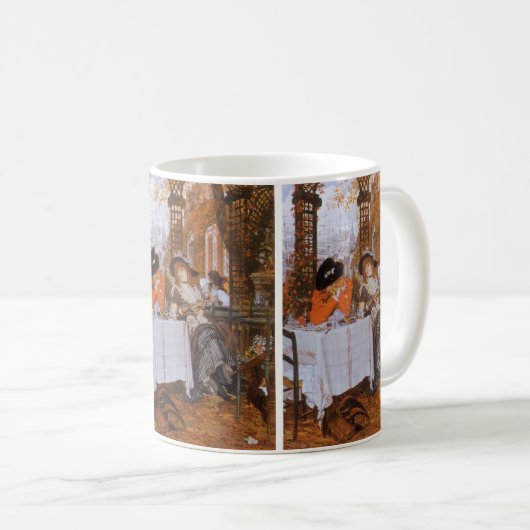 ジェイムズ・ティスソによる昼食会 コーヒーマグカップ (正面右)