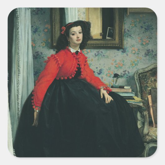 ジェイムズ・ティスソ |マルポートレート。1864年 スクエアシール (正面)