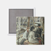 ジェイムズ・ティスソ |水で見る, c.1881-2 マグネット (正面/裏面)