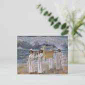 ジェイムズ・ティスソ – 箱舟はヨルダンを通り抜ける ポストカード (スタンド正面)