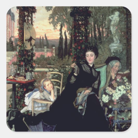 ジェイムズ・ティスソ | 1868年未亡人 スクエアシール (正面)